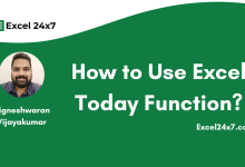 How to Use Excel Today Function?